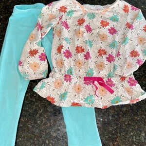 OshKosh B'gosh 4T stylish girly outfit top and pants